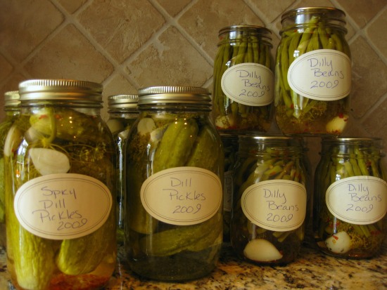 How to Make Dilly Beans and Dill Pickles