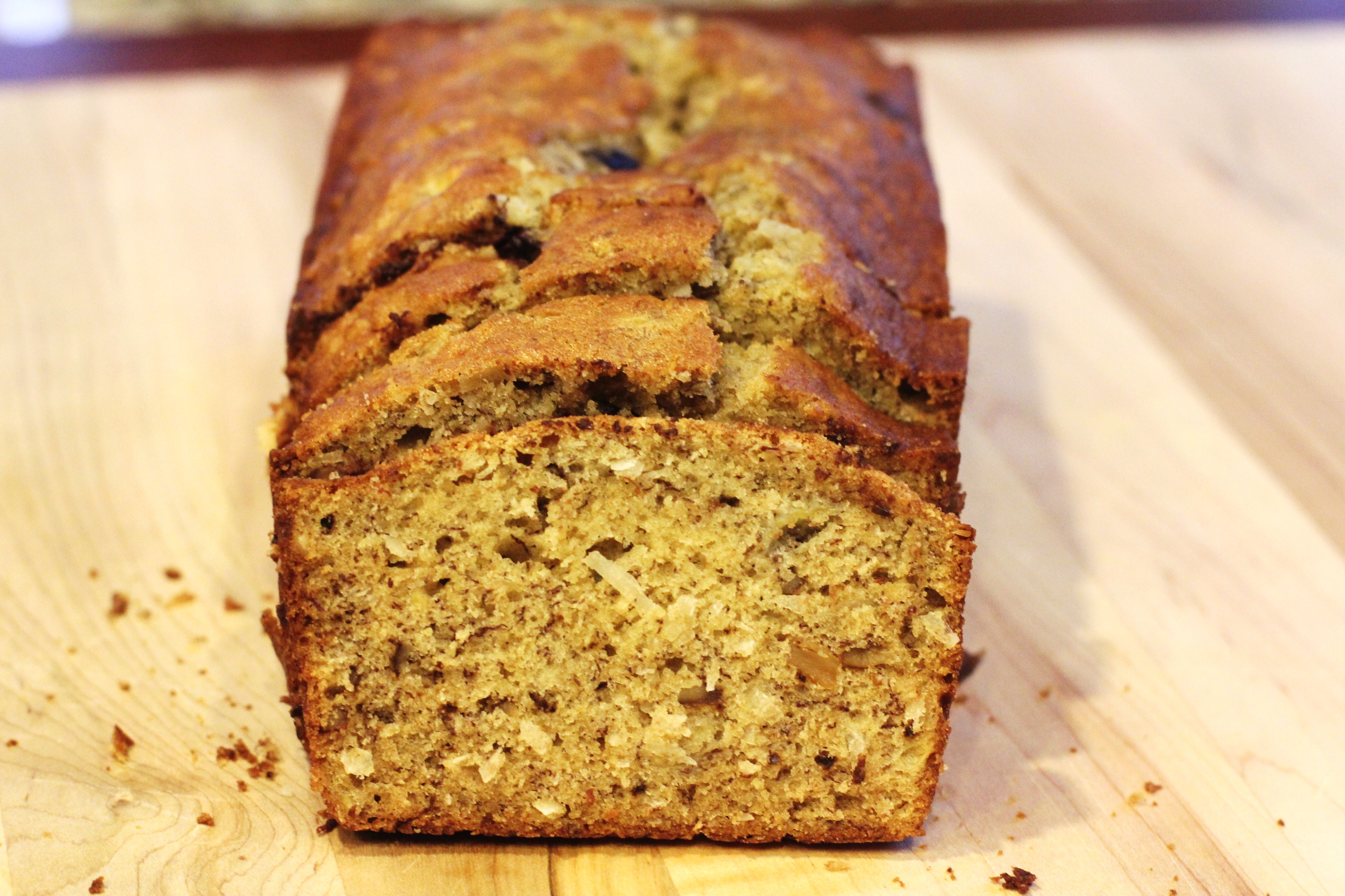 Recipe: Banana Bread with Walnuts, Coconut and Chocolate Chips