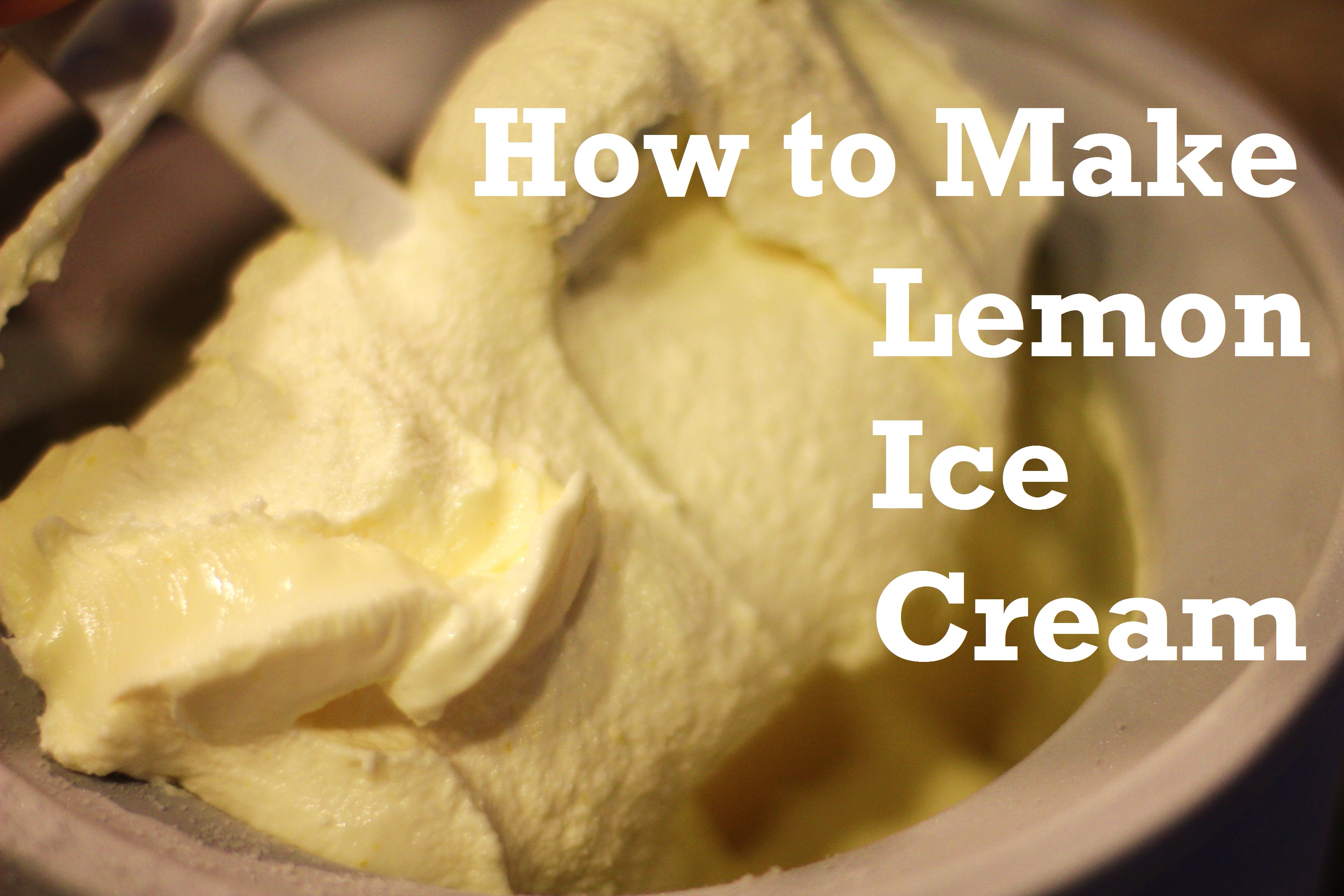 Recipe: How to Make Lemon Ice Cream