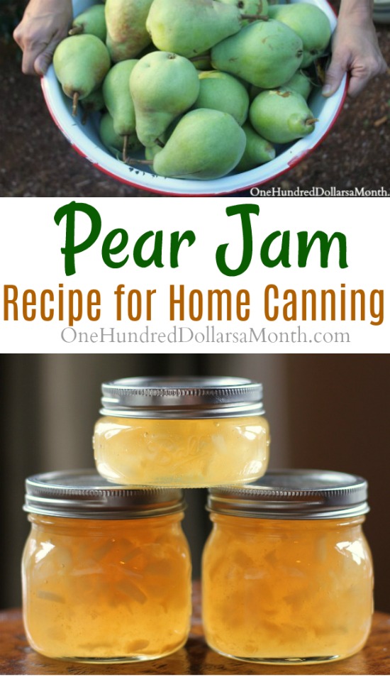 Canning 101: How to Make Pear Jam