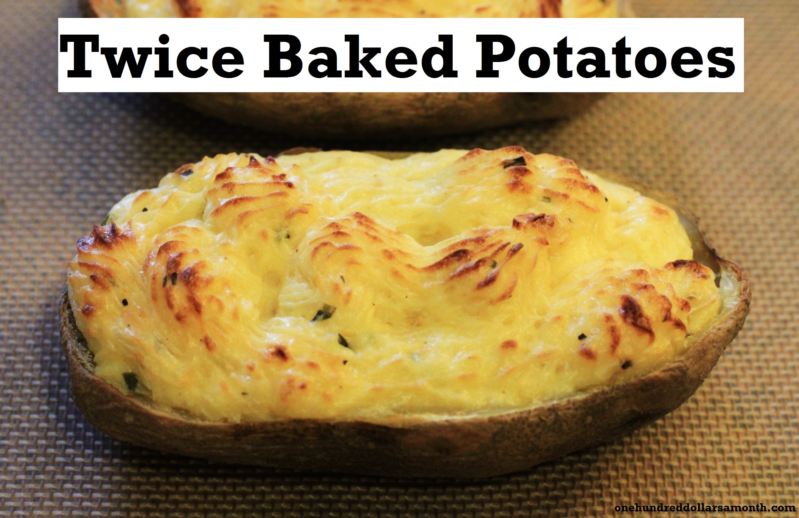 Recipe: Twice Baked Potatoes