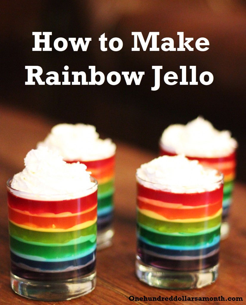 St. Patrick's Day Recipe: How to Make Rainbow Jello - One Hundred ...