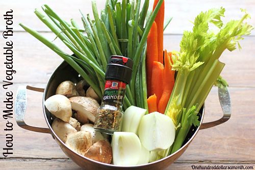 Recipe: How to Make Vegetable Stock
