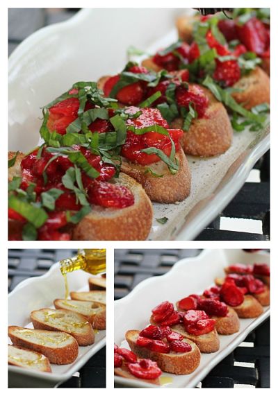 Recipe – Strawberry Bruschetta