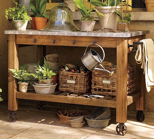 Potting Bench & Work Space Inspiration