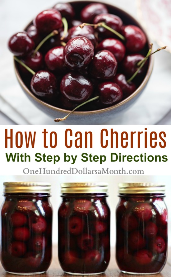 Canning 101 – How to Can Cherries