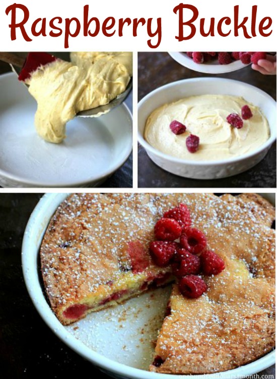 Summer Dessert Recipes – Raspberry Buckle