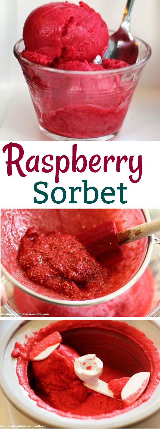 Recipe – How to Make Raspberry Sorbet