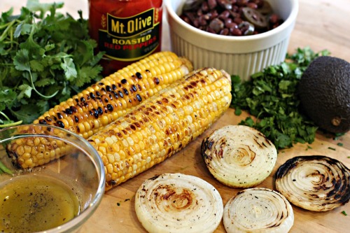 Easy Summer Salads – Grilled Corn, Roasted Pepper, and Black Bean Salad