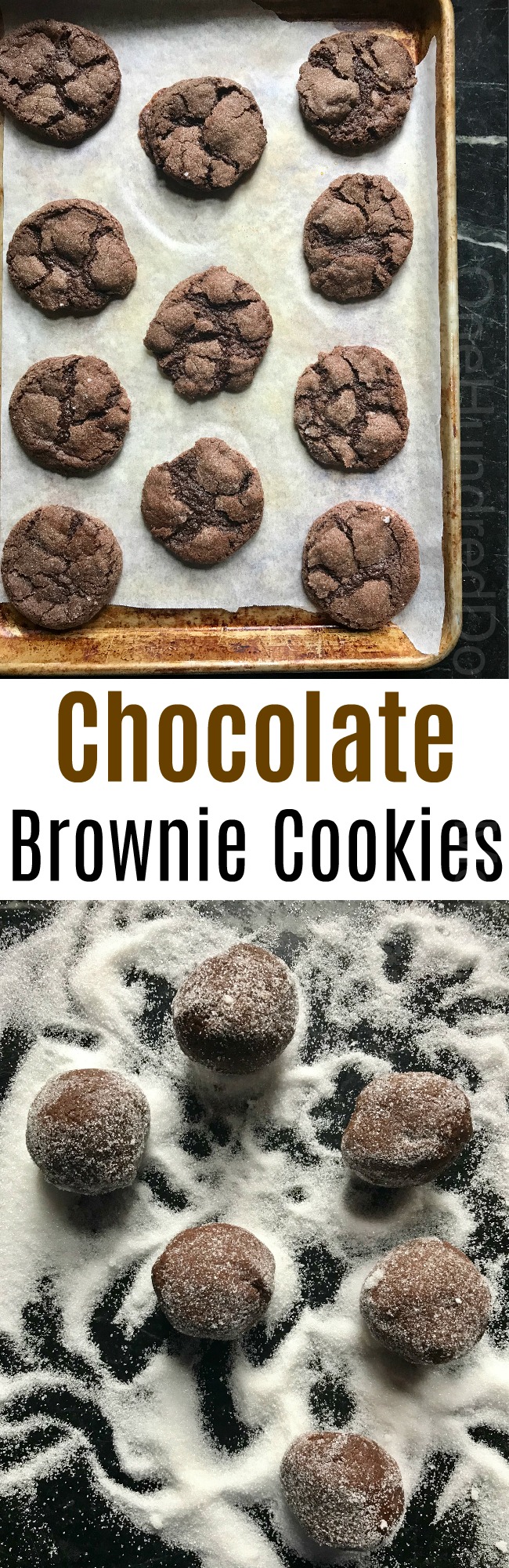 Bake Sale Recipes – Chocolate Brownie Cookies