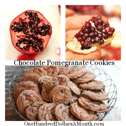 25 Days of Christmas Cookies – Chocolate Pomegranate Cookies