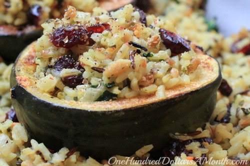 Thanksgiving Recipes – Stuffed Acorn Squash