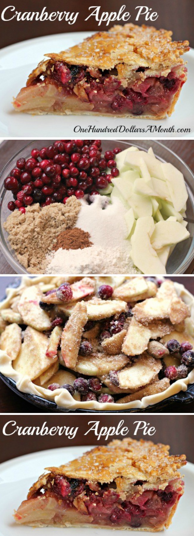 Thanksgiving Dessert Recipes – Cranberry Apple Pie
