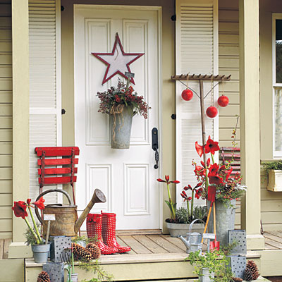 Front Porch Decorating Ideas for Christmas