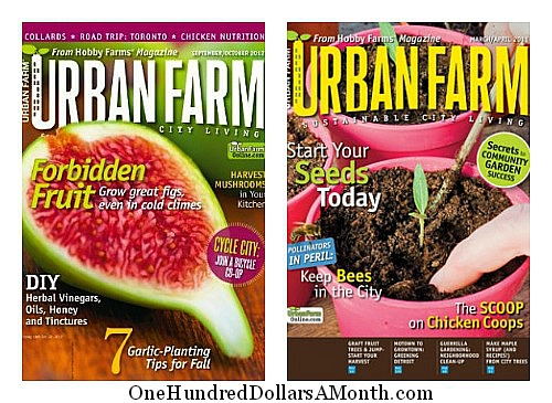 1 Year Subscription to Urban Farm Magazine Only $4.50!