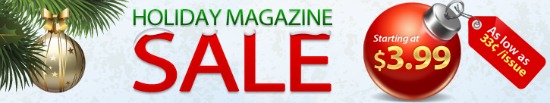 Discount Mags – Holiday Magazine Sale Starting at $3.99 a Year!