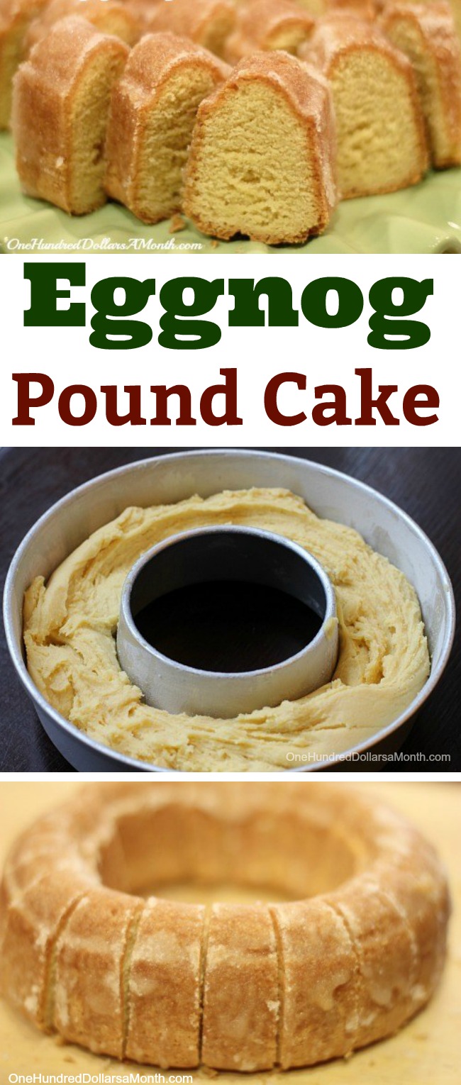 Christmas Dessert Recipes – Eggnog Pound Cake