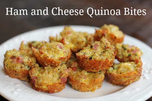 Easy Quinoa Recipes – Ham and Cheese Quinoa Bites