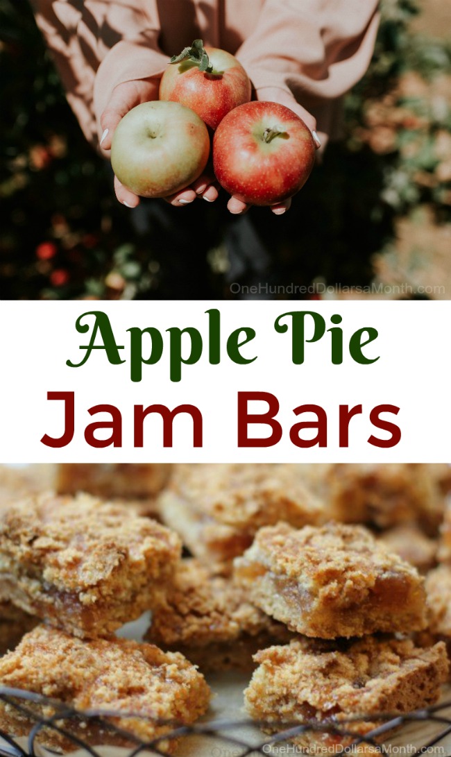 Easy Apple Recipes – Apple Pie Jam Bars