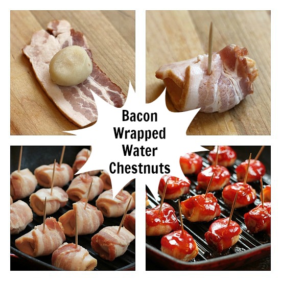 Super Bowl Recipes – Bacon Wrapped Water Chestnuts