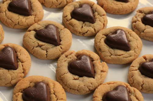 Valentine’s Day Recipe – Chocolate Heart Peanut Butter Cookies