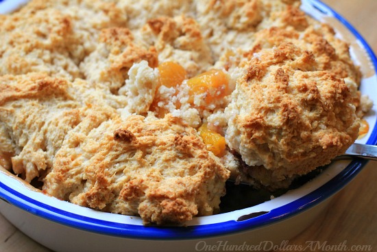 Peach Cobbler with Canned Peaches Recipe