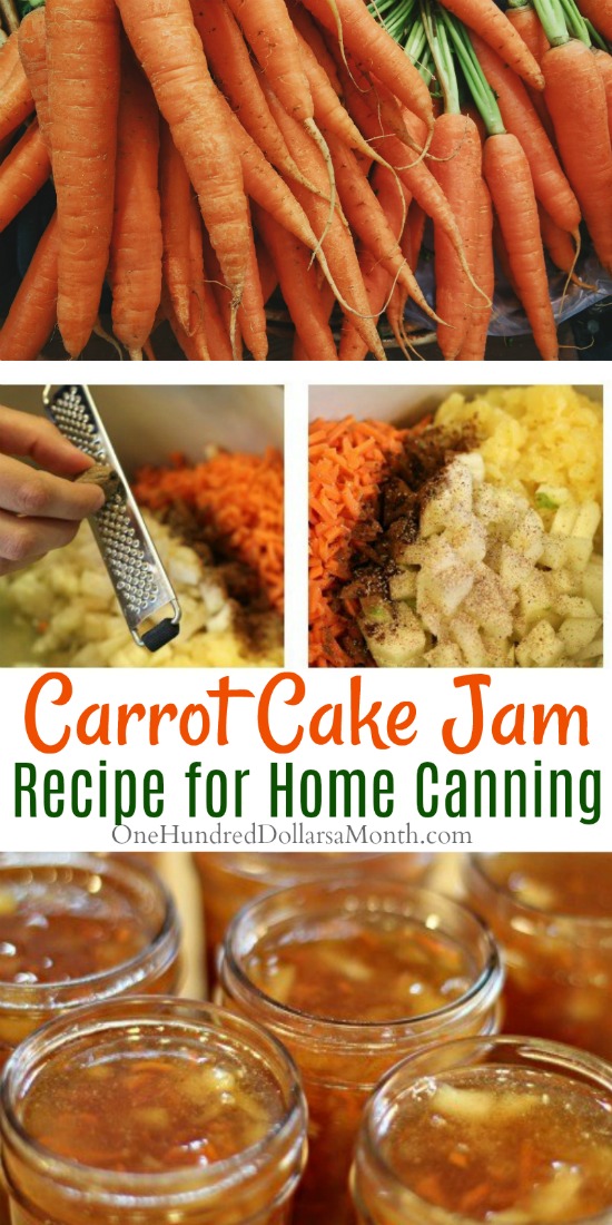 Carrot Cake Jam Recipe