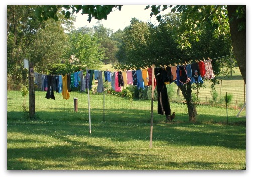 Clothesline Vs. Clothes Dryer