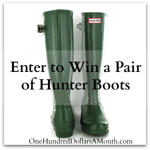 Giveaway – Enter to Win a Pair of Hunter Original Tall Boots