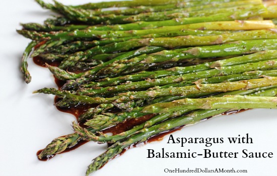 Easy Asparagus Recipe – Asparagus with Balsamic-Butter Sauce