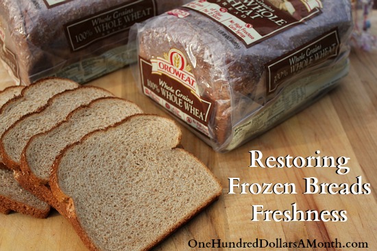 Easy Kitchen Tip – Restoring Frozen Breads Freshness