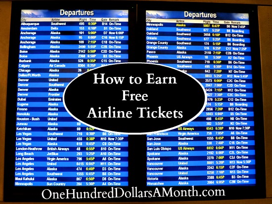 Travel Tip – How to Earn Free Airline Tickets