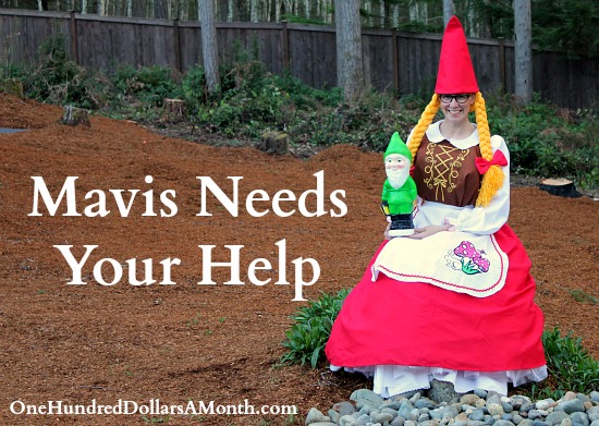 Mavis Asks Readers to Send in Gnomes