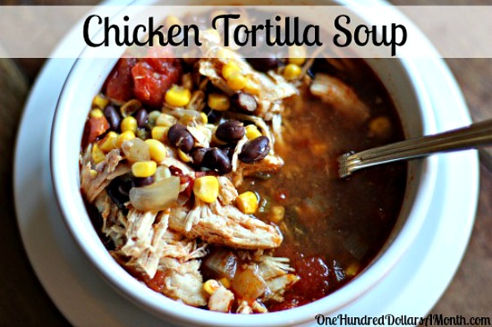 Easy Slow Cooker Recipes – Chicken Tortilla Soup