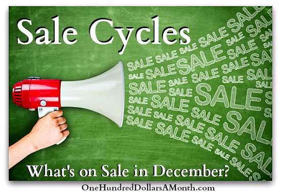 Sales Cycles – What’s on Sale in December?