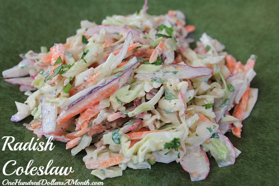 Radish Coleslaw