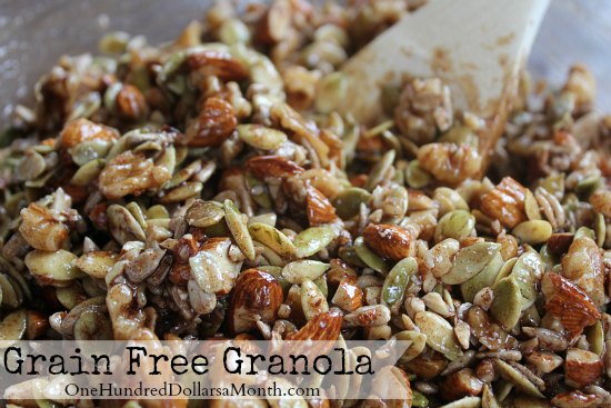 Grain Free Granola Recipe