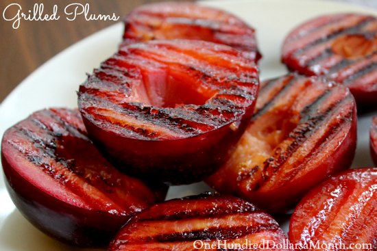 Grilled Plum Salad