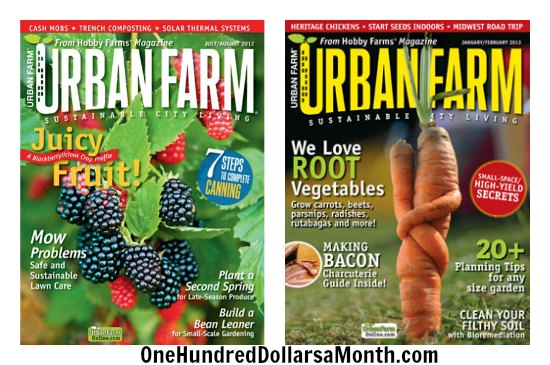 1 Year Subscription to Urban Farm Magazine Only $8.99!