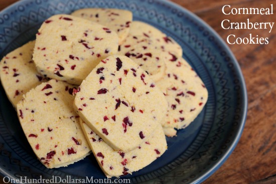 Cornmeal-Cranberry Cookies