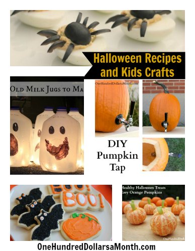 Halloween Recipe and Kids Craft Round Up