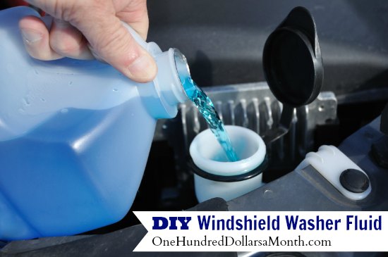 Homemade Windshield Washer Fluid