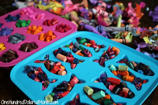 How to Recycle Old Crayons into New Rainbow Crayons