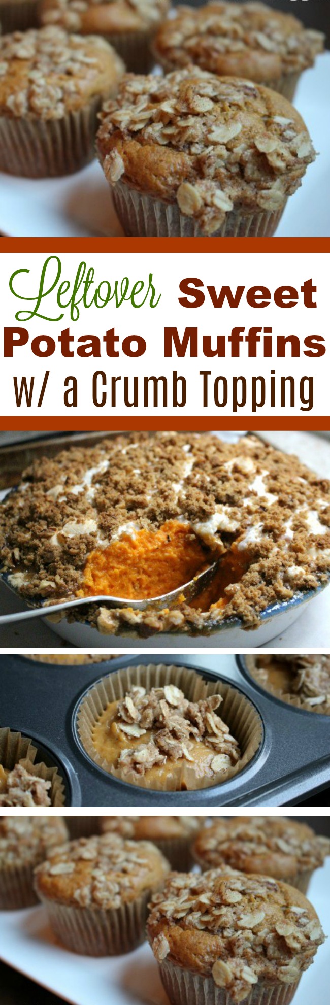 Thanksgiving Leftovers – Sweet Potato Muffins with Crumb Topping