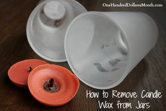 How to Remove Candle Wax from Jars