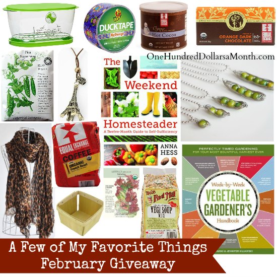 A Few of My Favorite Things – February Giveaway