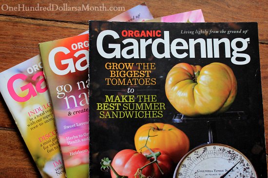 Organic Gardening Magazine $4.50 for a 1 Year Subscription