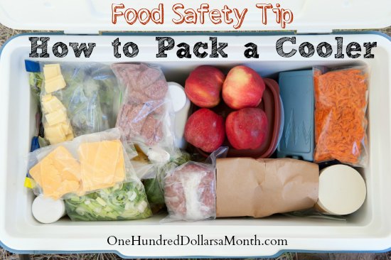 Food Safety Tip – How to Pack a Cooler