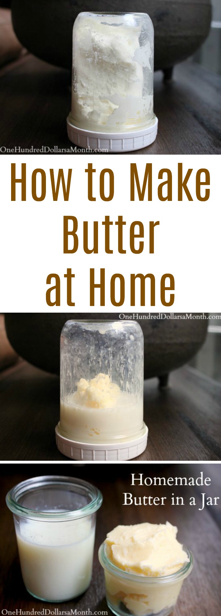 Homemade Butter in a Jar – Easy Kids Projects