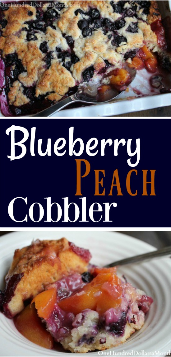 Blueberry Peach Cobbler